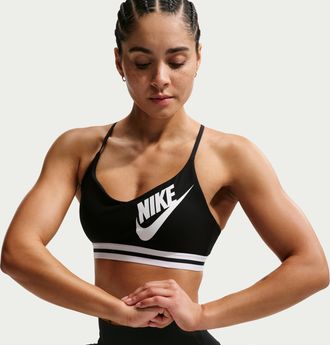 Nike Womens Indy Light-Support Sports Bra in Black | IM9922-010