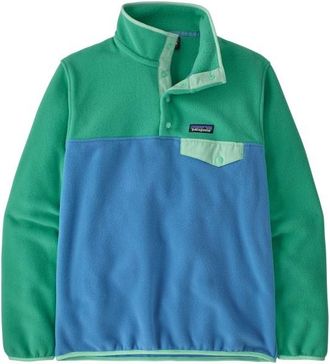 Patagonia Lightweight Synchilla Snap-T Fleece Pullover Fleecepullover f&uuml;r Damen | blau