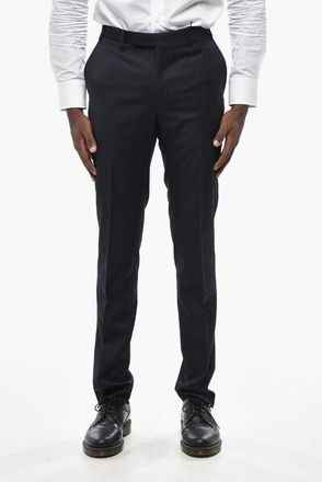 Corneliani Virgin Wool Pants with Hidden Closure size 46