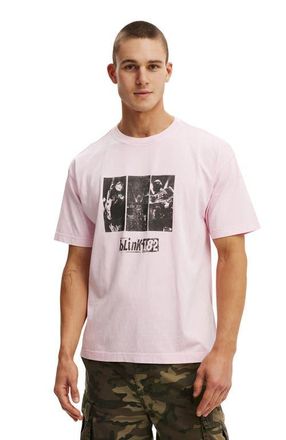 Cotton On Mens Box Fit Premium Music T-Shirt in Corsage Blink 182 - Logo at Nordstrom, Size Large