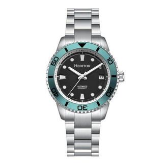 Heritor Bexley Automatic Divers Watch in Aqua Blue at Nordstrom