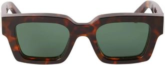 Off-white Virgil Green Square Unisex Sunglasses OERI008 6055 50