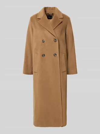 Max Mara Relaxed Fit Mantel aus Woll-Alpaka-Mix Modell ZUFOLO in Camel, Gr&ouml;&szlig;e 38