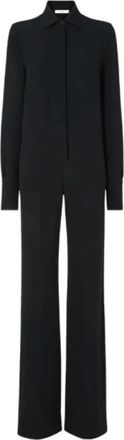 Fendi Zijden Cady Jumpsuit - Dames - Jumpsuits - Zwart - XS - Jumpsuits & Playsuits