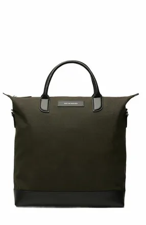 Want Les Essentiels OHare Organic Cotton Canvas Tote in Green at Nordstrom