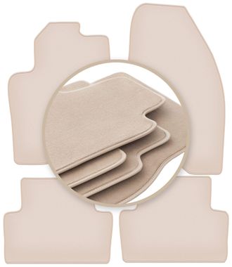 OEM Alfombrillas Beige Premium Para: Volvo V70 Ii Familiar 2000-2007