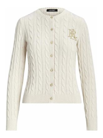 Lauren Ralph Lauren Ralhan-long sleeve-cardigan-gassed cotton