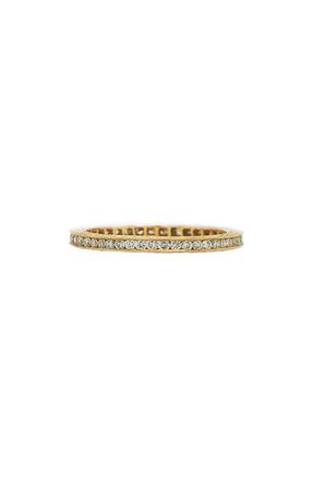 Sethi Couture Channel Set Diamond Band Ring in Gold at Nordstrom, Size 7