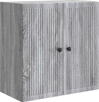 vidaXL Armario De Pared Sonoma Gris 59 X 31 X 60 Cm Vidaxl
