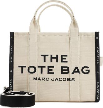Marc Jacobs Beige The Jacquard Medium Tote