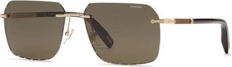 Chopard Grey Green Navigator Mens Sunglasses SCHL75 300V 63
