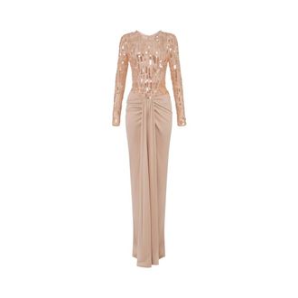 Elisabetta Franchi Dames, Jurken, Roze, Maat: L Viscose