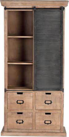 Giner&Colomer Design Vitrinenschrank Tyson im Industial Design, 180 x 90 cm