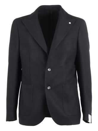 L.B.M. 1911 buttoned jacket - Nero