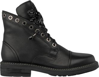 Alma En Pena Enkellaars met ornament - Dames - Veterlaarzen - Zwart - 37 EU - Schoenen