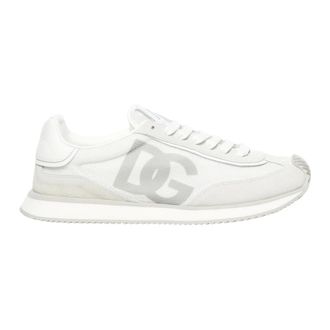 Dolce & Gabbana Schoenen, Heren, Wit, 43 EU, Leer, Cushion Sneakers