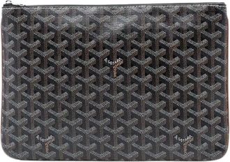 Goyard Pre-owned Clutches, female, Black, Size: ONE SIZE Pre-owned Senat MM