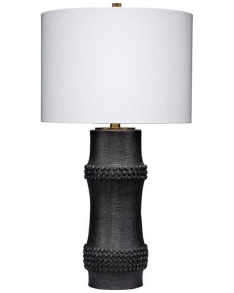 Jamie Young Co. Rail Polyresin Table Lamp With Linen Shade