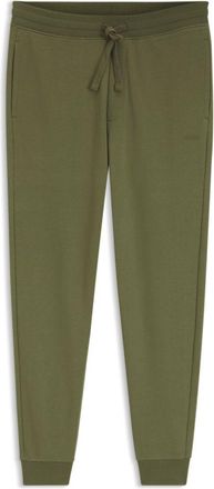 HUGO BOSS Cotton casual pants with elasticized cuffs