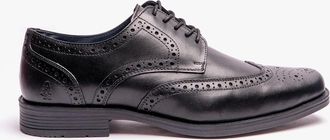 Hush Puppies Mens Hush Puppies BRACE Mens Lace-Up Brogues Black - Size: 11