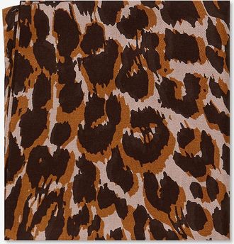 Friendly Hunting Seidentwill-Halstuch mit Gepardenflecken Midicube