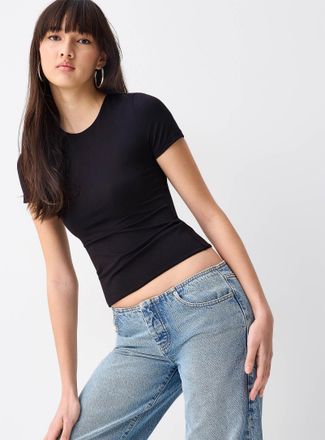 Twik Womens Second skin high neckline T-shirt