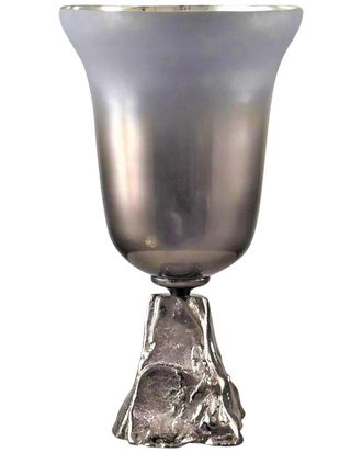 Sagebrook Home 18In 2-Tone Chalice Vase