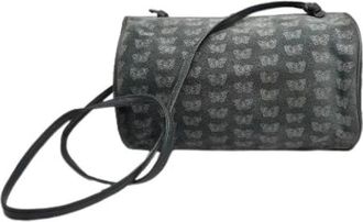 Bottega Veneta Pre-owned Cross Body Bags, female, Gray, Size: ONE SIZE Pre-owned Leather Cross Body Bag