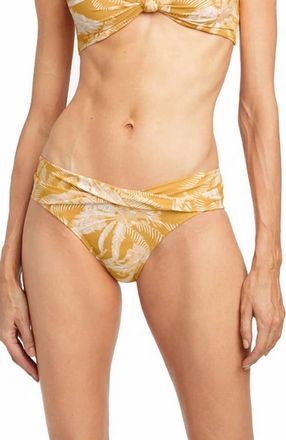 Robin Piccone Chandy Twist Bikini Bottom In Dandelion