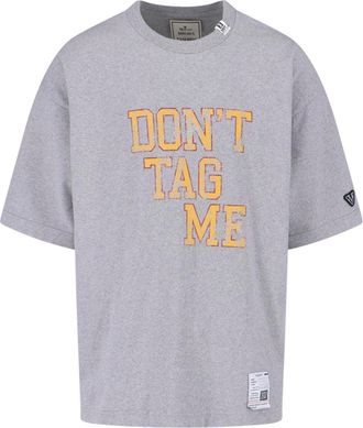 Miharayasuhiro DonT Tag Me T-Shirt - Grey