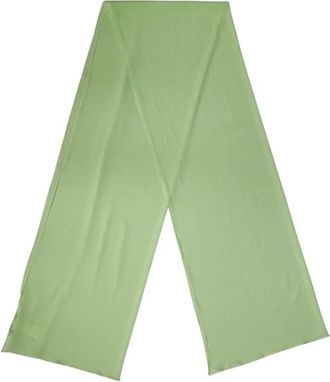 Dolce & Gabbana Zijden Nekwikkel Sjaal Stola - Dames - Zijden sjaals - Groen - ONE Size - Accessoires