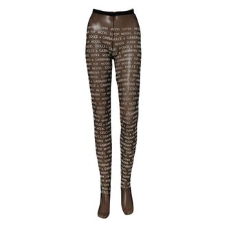 Dolce & Gabbana Dames, Ondergoed, Zwart, Maat: L Nylon