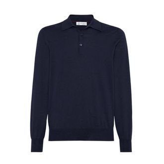 Brunello Cucinelli Hombre, Camisetas, Azul, Talla: L