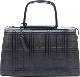 Burberry Pre-owned Handbags, female, Blue, Size: ONE SIZE Pre-owned Handbag