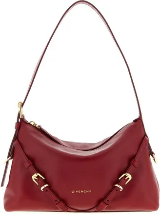 Givenchy Tassen, Dames, Rood, ONE Size, Leer, Mini Voyou Bag
