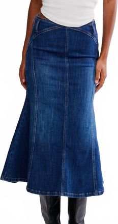 Free People Womens Zia Denim Skirt In Color