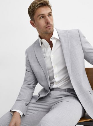 Le 31 Mens Stretch wool jacket London fit - Semi-slim