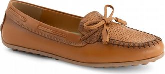 Andrea Womens Leather Loafer In Brown