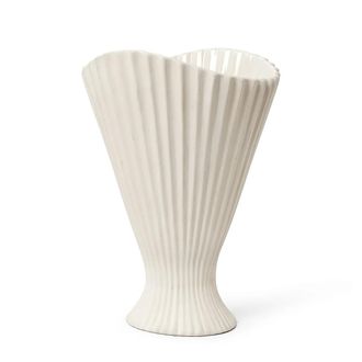 Ferm Living Fountain Vase, H 30 cm, off-white
