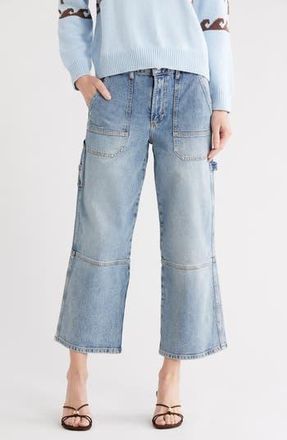 Rails Silverado Crop Straight Leg Jeans in Blueprint at Nordstrom Rack, Size 24