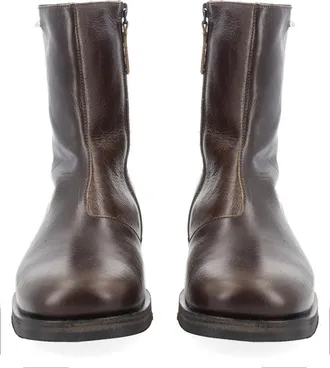 Our Legacy Camion Boot Mid-Calf Brown Leather Boots