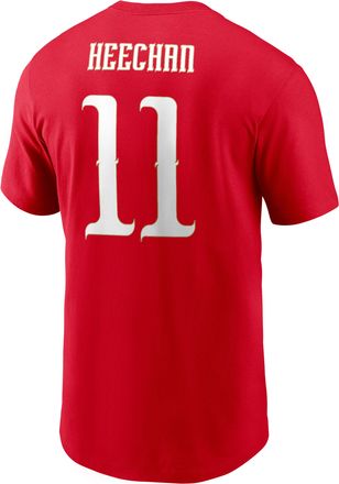 Nike Hwang Hee-Chan Korea Nike Mens Soccer T-Shirt in Red | M11332P375ANHH-RED