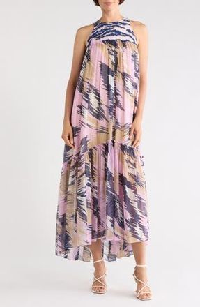 Diane Von F&uuml;rstenberg Melisse Maxi Dress in Palace Tiger Giant Pink at Nordstrom Rack, Size Xx-Small