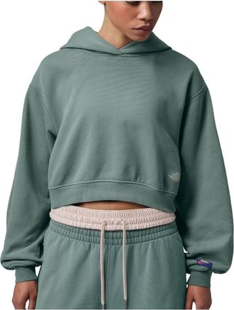Nike Jordan (WMNS) Air Jordan Flight Fleece Mid Layer Cropped Hoodie Clay Green Pistachio Frost IV5330-364