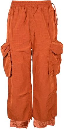 Sunnei broek - Heren - Straight fit broeken - Rood - XL - Nylon - Broeken