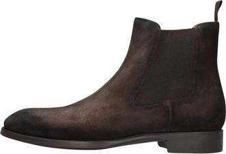 Magnanni Stijlvolle Chelsea Boots voor Heren - Heren - Chelseaboots - Bruin - 43 1/2 EU - Wol - Schoenen