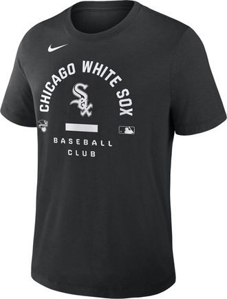 Nike Chicago White Sox Authentic Collection Early Work Nike Mens Dri-FIT MLB T-Shirt in Black | 034J00ARX-HXK