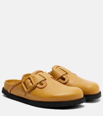 Birkenstock Boston leather clogs