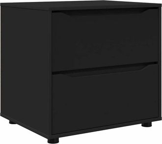 vidaXL Armario De Almacenamiento Negro 60 X 48 X 57 Cm Vidaxl