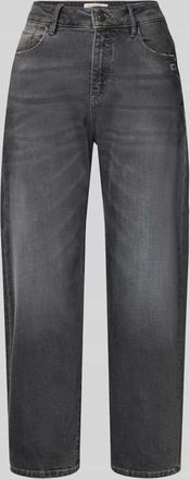 Gang Balloon Fit Jeans mit Label-Patch Modell IDA in Mittelgrau, Größe 27